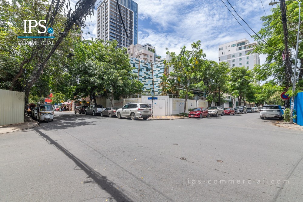 1094 Sqm Corner Land For Sale – BKK1, Phnom Penh