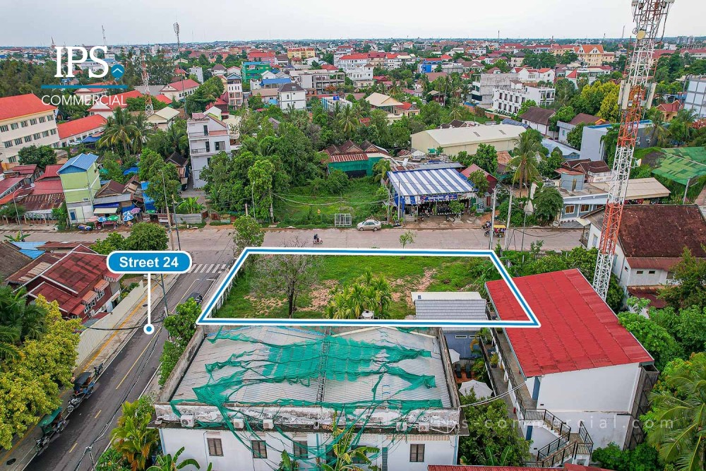 1,200 Sqm Commercial Land For Rent – Wat Bo, Sala Kamreuk, Siem Reap