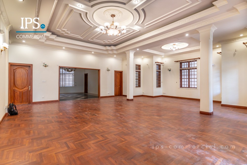 6 Bedroom Commercial Villa For Rent – BKK1, Phnom Penh