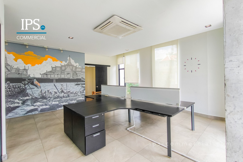 95 Sqm Level 3 Office Space For Rent – BKK1, Phnom Penh