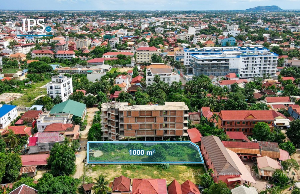 1000 Sqm Land For Sale Svay Dangkum, Siem Reap IPS Commercial
